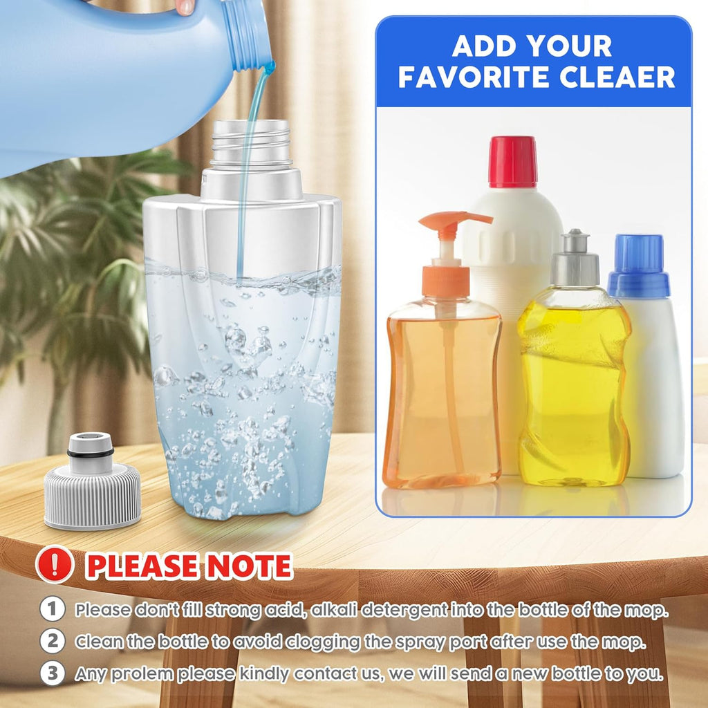 Spray Mop for Hardwood Floors Cleaning: Microfiber Wet Dry Floor Mops with 4 Washable Pads for