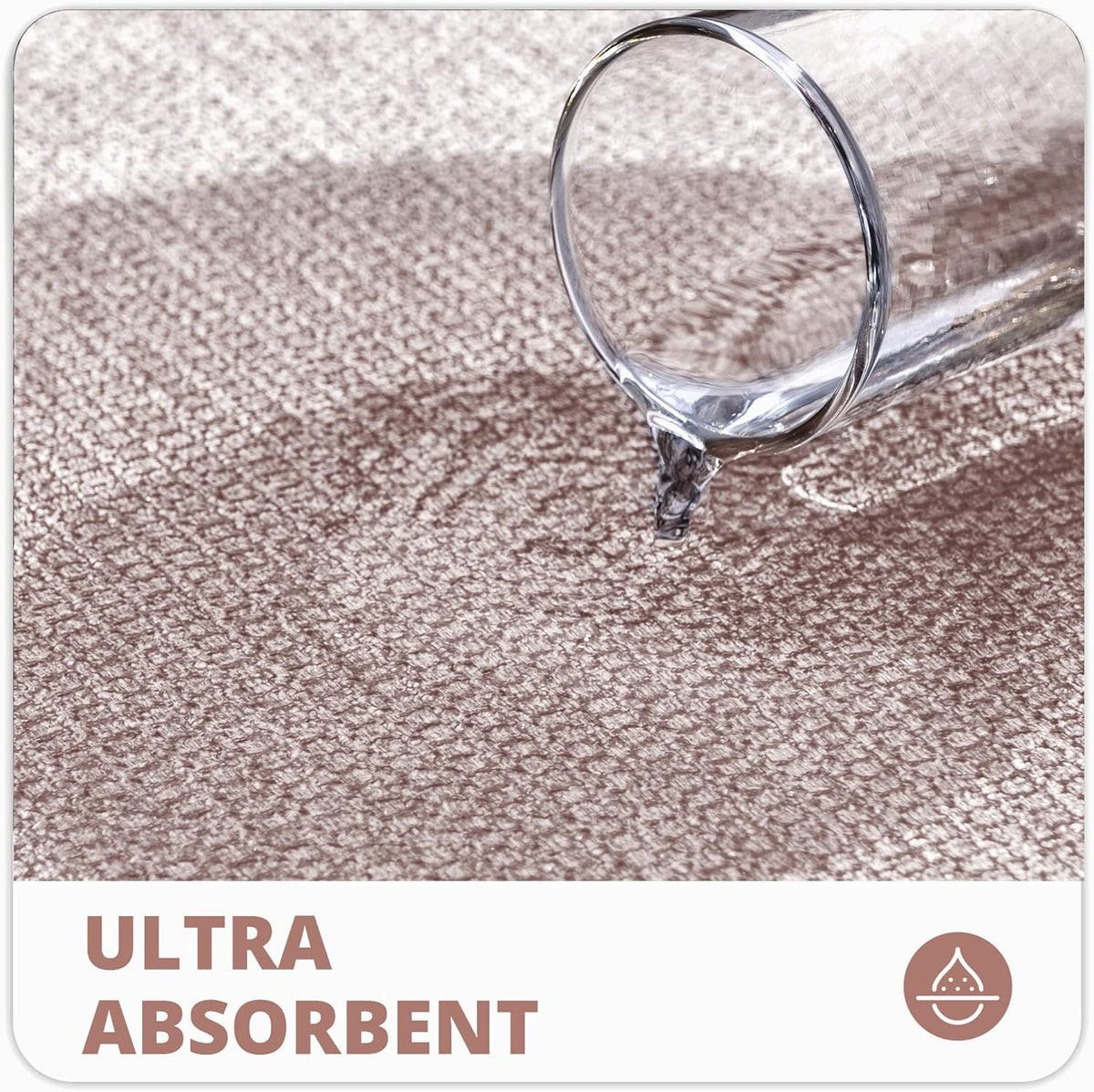 Bath Mat,Ultra Thin Bathroom Rugs,Rubber Bath Mats for Bathroom,No Slip Bath Rugs,Quick Dry,Machine
