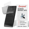 Black Screen Repair Tape, 2" X 180" (15FT) Window Screen Door Repair Kit, Strong Adhesive