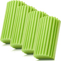 4 Pack Damp Dusting Sponge Duster, Green Dust Cleaning Sponge, Reusable Household Cleaning Sponge