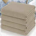 VOOVA & MOVAS Bath Towels Set of 4, Large 30" x 56" - 100% Cotton | Quick Dry | Light Weight |