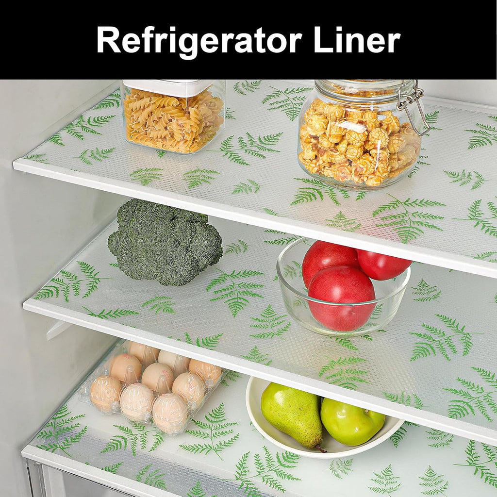 Cooyes Shelf Liners for Kitchen Cabinets Refrigerator Liners Waterproof & Oil-Proof Kitchen