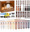 Wood Furniture Repair Kit- Set of 41 Laminate Vinyl Floor Repair Kit Wood Fillers,Floor Scratch