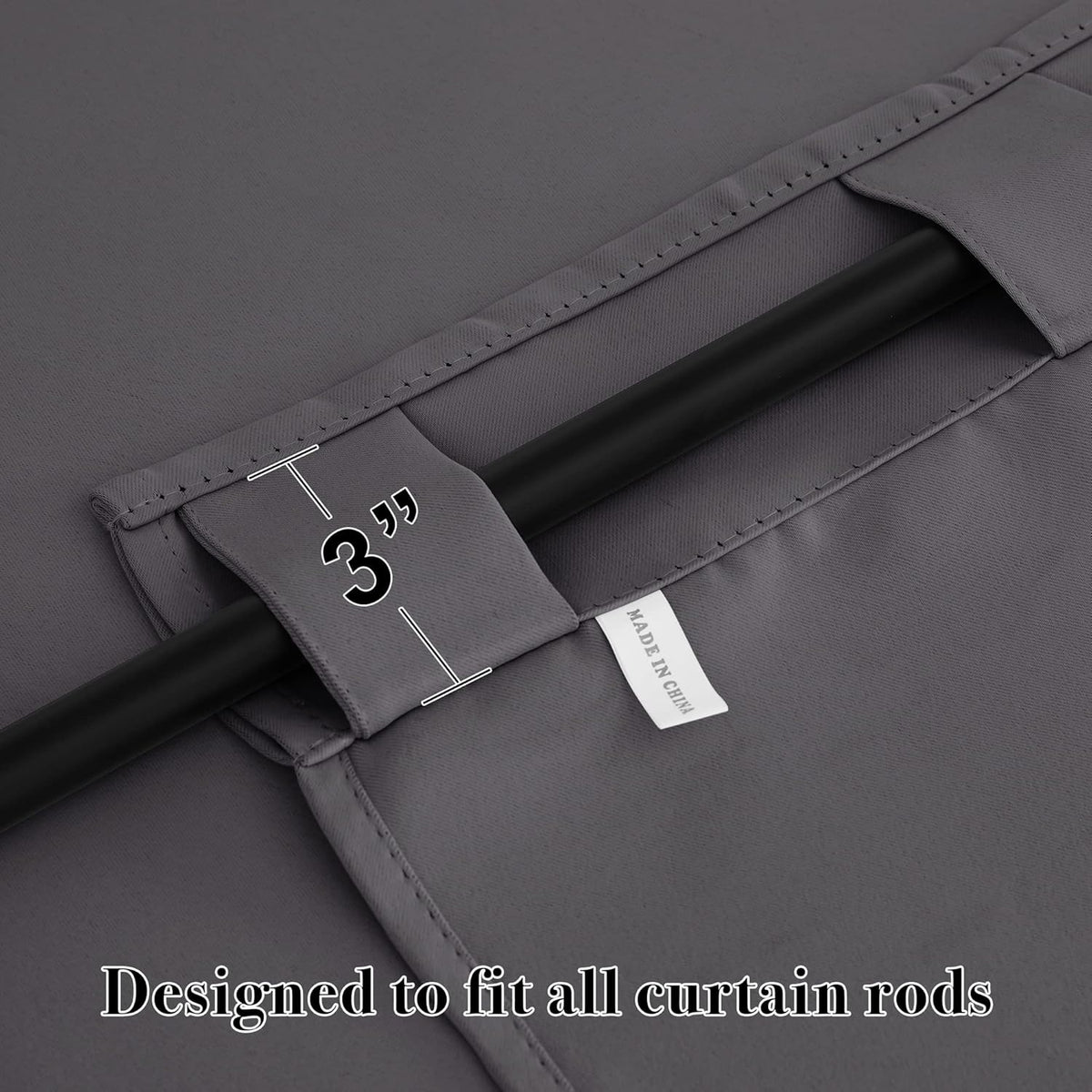 RYB HOME Kitchen Window Curtains - Blackout Privacy Half Window Curtains for Bedroom Bathroom
