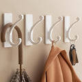 Adhesive Wall Hook for Towel/Coat - Extra Sticky 10LB Stainless, Stick on Hanger for Bath or