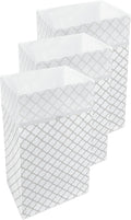 30 Gallon Disposable Pop-Up Trash Cans (3-Pack) with Fitted Bags – Foldable Garbage & Recycling