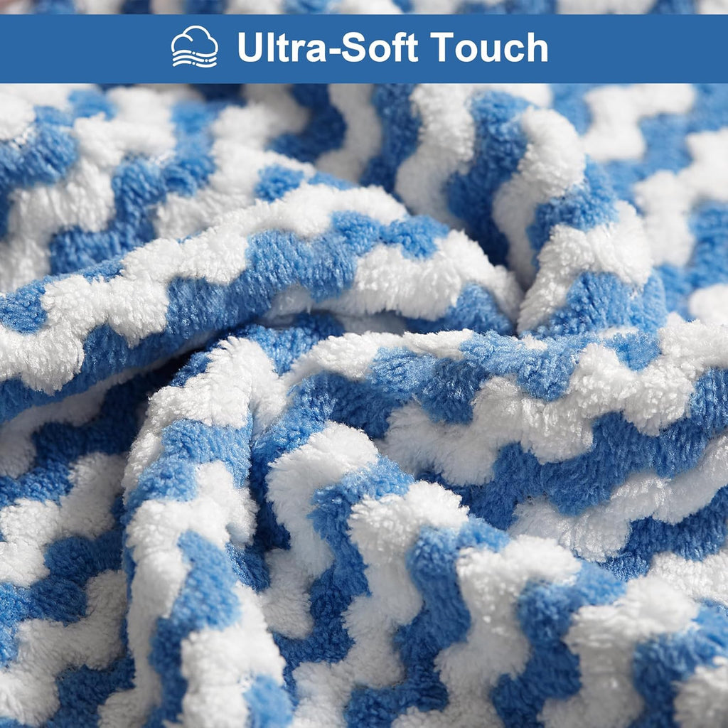 JOYMOOP 5 Pack Microfiber Cleaning Cloth, All-Purpose Microfiber Towels, Absorbent Streak Free Lint