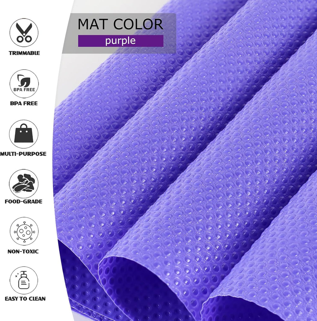 10Pcs Refrigerator Liners, Washable Fridge Liner Shelf Mats Refrigerator Pads for Cupboard Cabinet