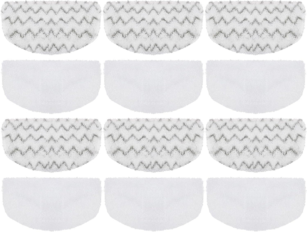 12 Pack Steam Mop Replacement Pads Compatible with Bissell Powerfresh Steam Mop 1940 1806 1544 2075