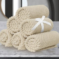 Cotton Washcloths - 6PC 13"x13" | Quick Dry | Soft | Light Weight | Absorbent | Hotel Quality