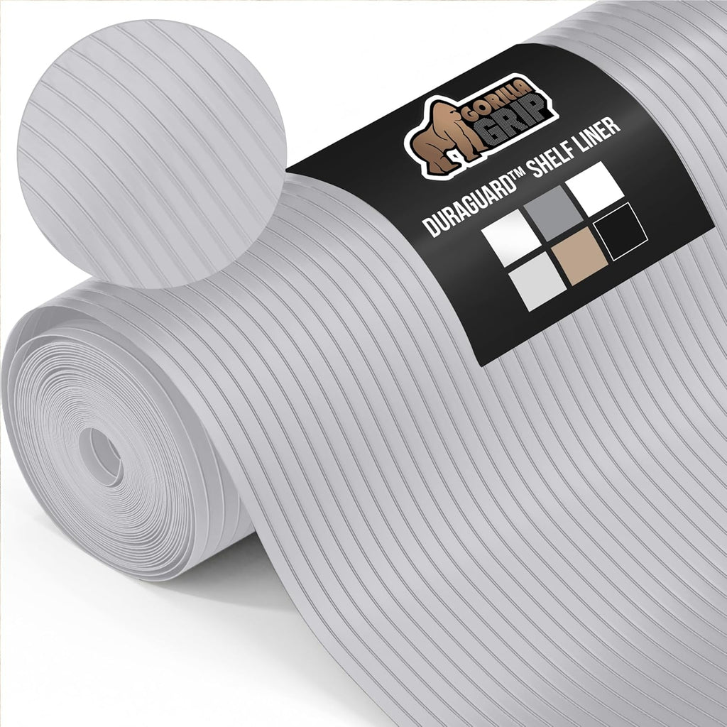 GORILLA GRIP DuraGuard Shelf Liner, 20x30 Non-Adhesive Cabinet Liners for Kitchen Drawers, Shelves