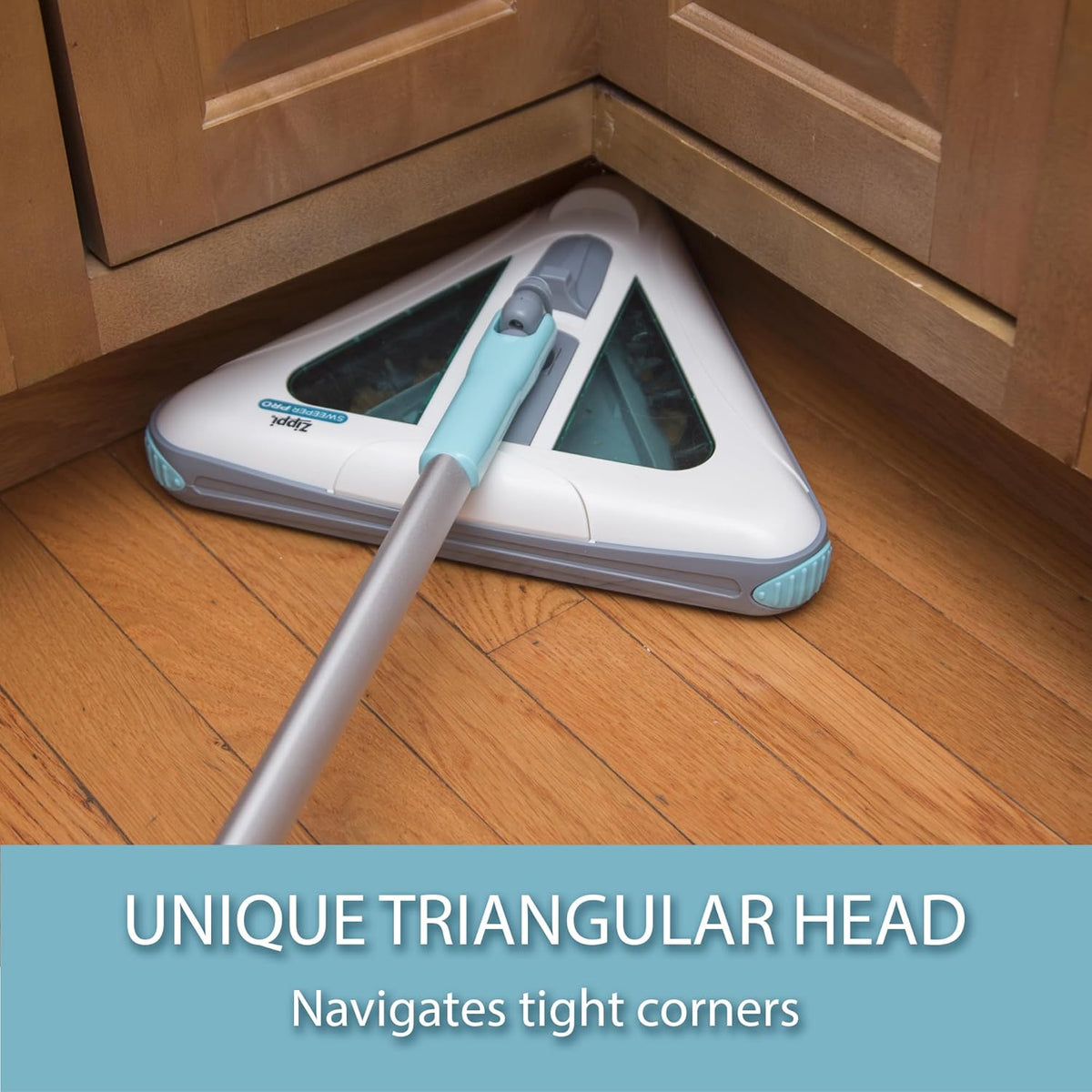 Zippi Sweeper Standard - 2025 New and Improved Lightweight Sweeper, Perfect for Short Carpet