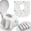 Toilet Seat Covers Disposable - 20 Pack - Waterproof, Ideal for Kids and Adults – Extra Large