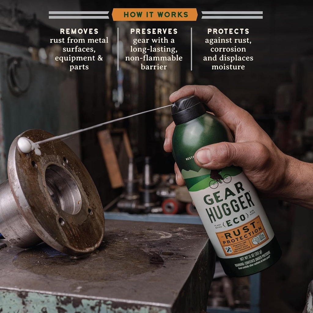 Gear Hugger Lubricant, Degreaser & Rust Remover - Eco-Friendly (11 oz, Pack of 3), Garage Door