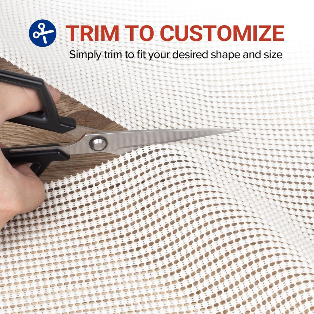 Non-Slip Rug Pad Gripper 5x8 Feet, Anti Skid Mat for Under Area Rugs, Keeps Rugs in Position and