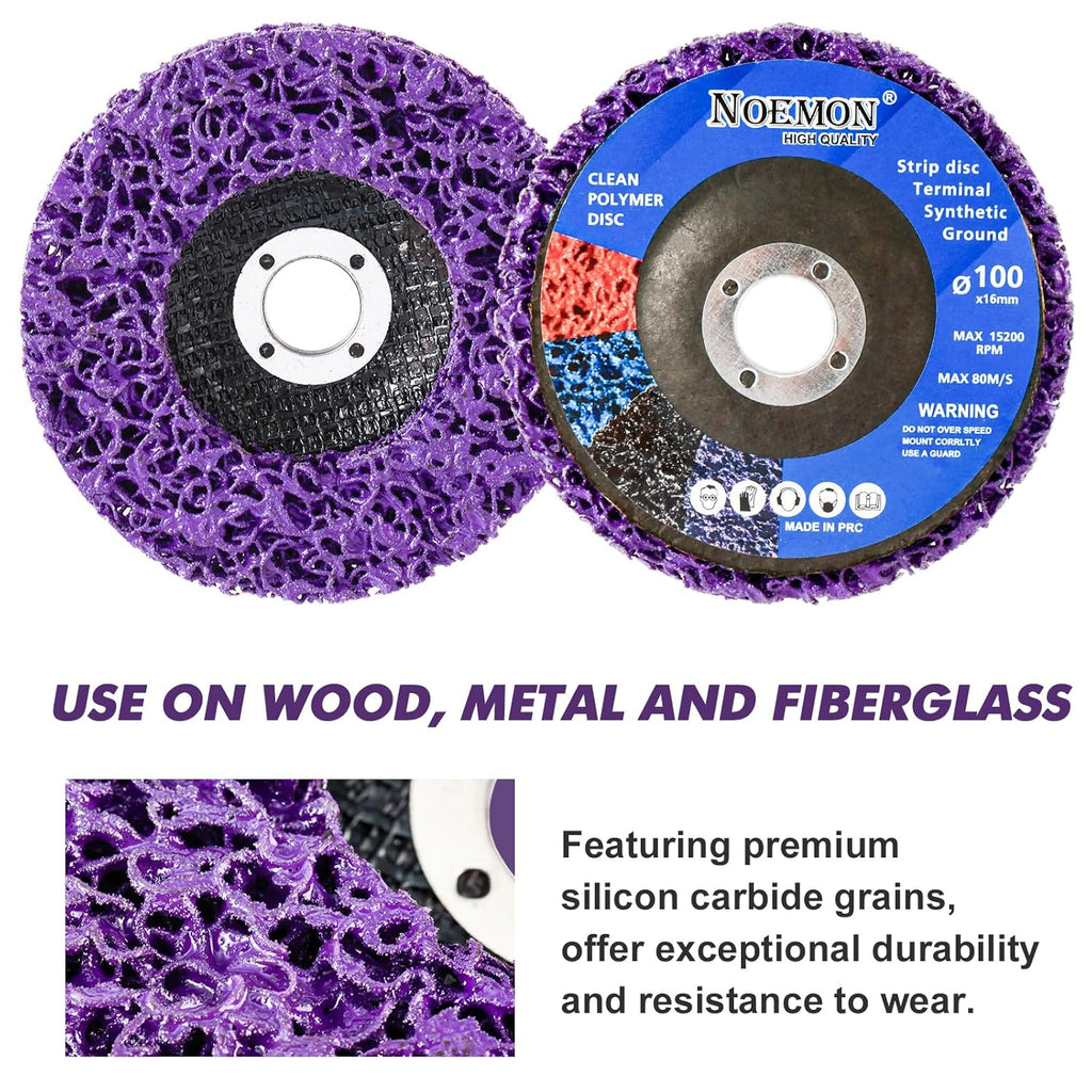 14 Pack Paint Eater Strip Disc Angle Grinder Rust Removal Disc Paint Stripper for Metal Paint