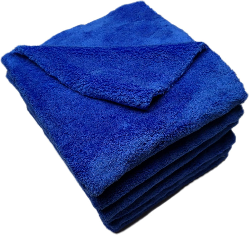 Plush Edgeless Microfiber Towel for Car, Soft Drying Wash Detailing Buffing Polishing Towel, 530
