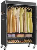 VIPEK R3C Plus Garment Rack - Rolling Clothes Rack with Locking Wheels, Heavy Duty Portable Closet