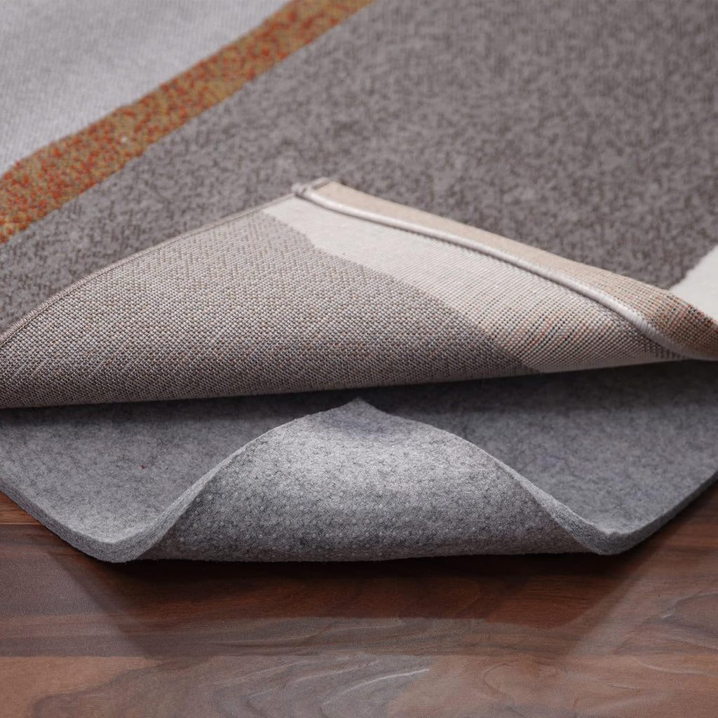 Non Slip Rug Pad Gripper - 7x9 Feet 1/4” Extra Thick Felt Under Rug for Area Rugs and Hardwood