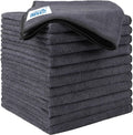 HOMEXCEL Microfiber Cleaning Cloth 12 Pack, 12.5 x 12.5 inch Microfiber Towels for Cars, Ultra