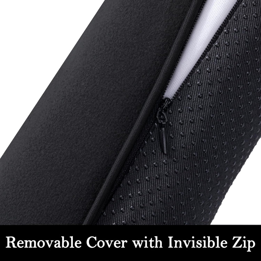 Sunolga 28" Door Draft Stopper Blocks Hot and Cold Air with Removable Washable Cover for Gaps Up to