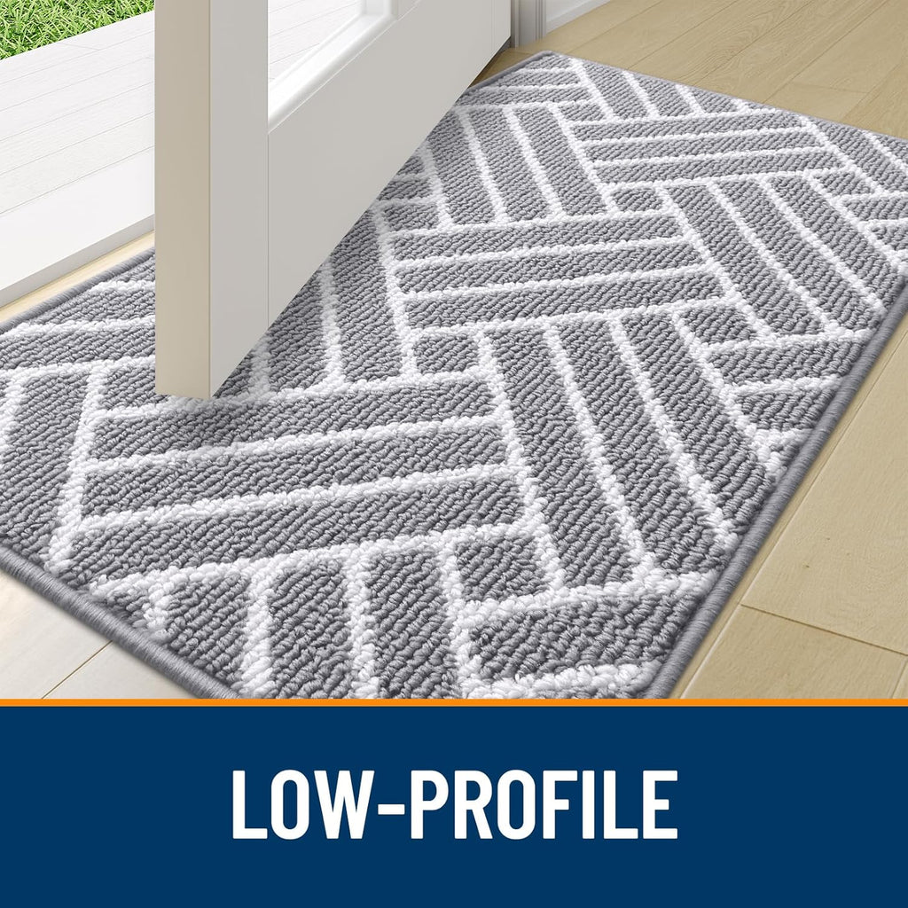 OLANLY Large Indoor Door Mat, 59x35 Inch, Dirt Resistant and Absorbent, Non-Slip Rubber Backing