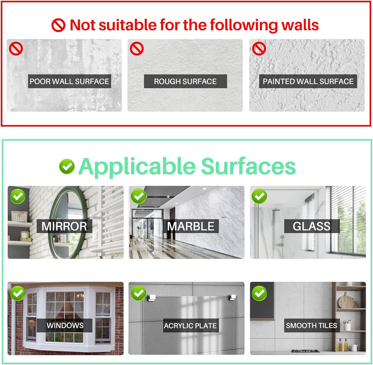 Antimbee Transparent Heavy Duty Suction Hooks, 5 Pack, Holds up to 11 lbs, Modern & Simple Design