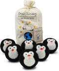 Friendsheep Wool Dryer Balls, Organic Fair Trade Reusable Fabric Softener, Extra Large, 6 Pack