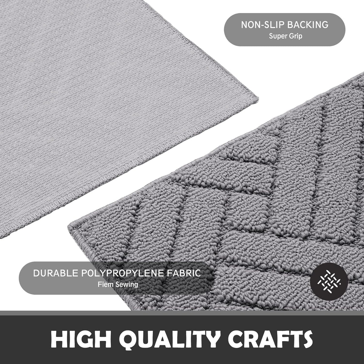 Door Mat Indoor Doormat, Entryway Rug Door Mats Non-Slip Rubber Backing,Heavy Duty Low-Profile