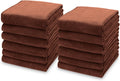 kimteny 13x28 Inches Kitchen Cloth Dish Towels, 400 GSM Premium Dishcloths, Super Absorbent Coral