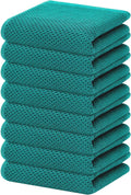 Homaxy 100% Cotton Waffle Weave Kitchen Dish Towels, Ultra Soft Absorbent Quick Drying Cleaning