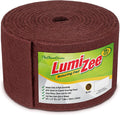 Heavy Duty Scrubbing Pad Roll 19ft Ultra Size Sponge Scouring Pad Brown19ft x 6in x 0.3in (6m x