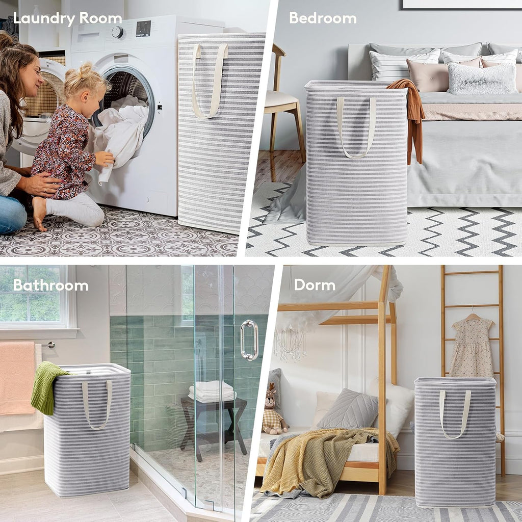 Lifewit Laundry Hamper Large Collapsible Laundry Basket, Freestanding Waterproof Clothes Hamper