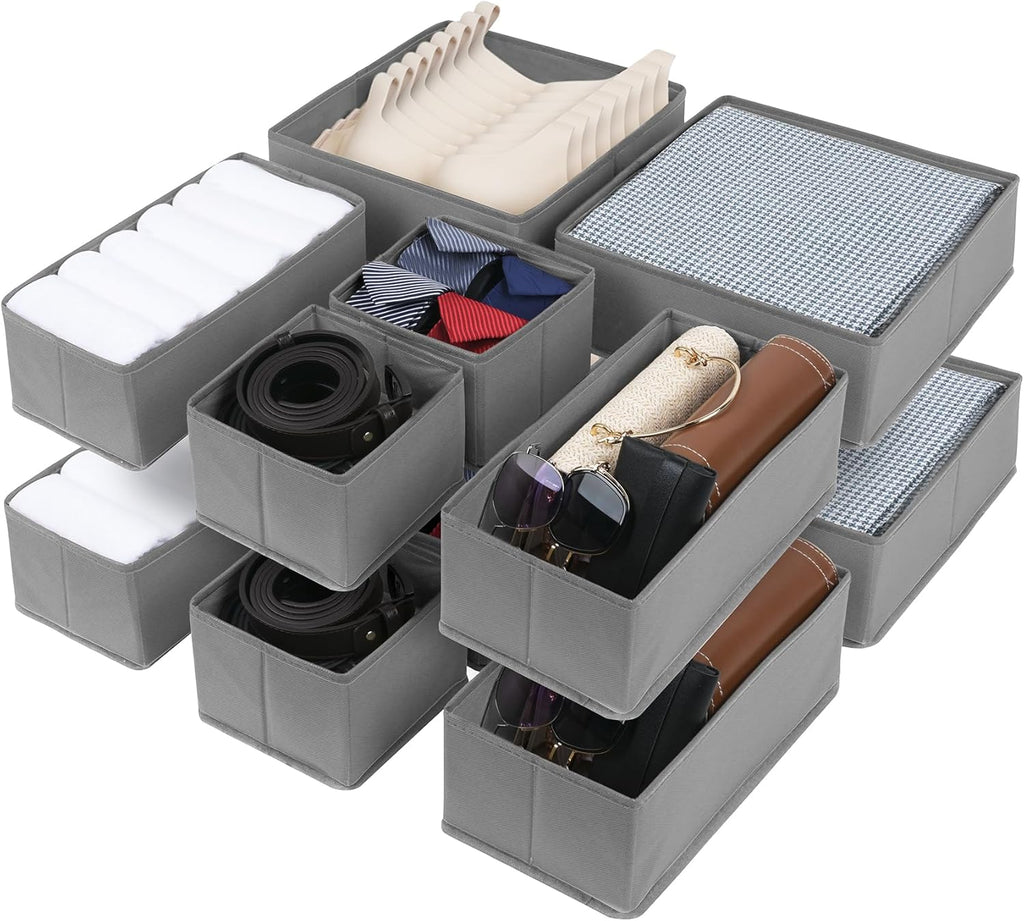 Cupic Cupid Drawer Organizer, Dresser Organizers, Foldabe Drawer Organizer Clothes, Closet