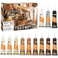 Wood Repair Kit, 12 Color Wood Fillers, Furniture Repair Kit, Repair Scratch, Cracks, Stains