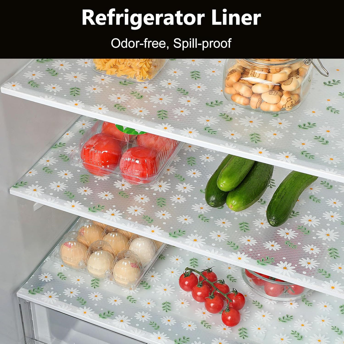 INNOLITES Shelf Liner – Cabinet & Drawer Liner Non-Adhesive – Waterproof Oil-Proof – Durable EVA