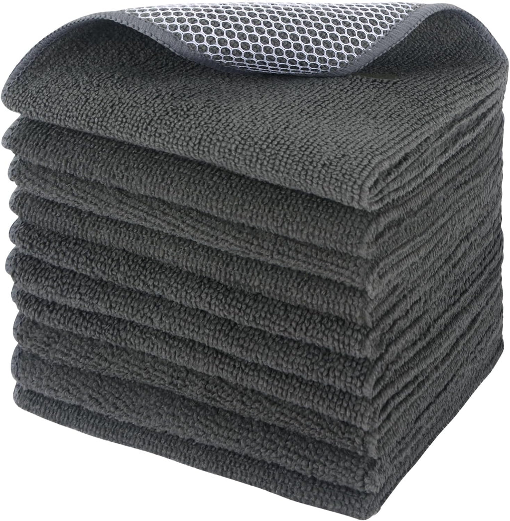 SINLAND Microfiber Dish Cloths Wash Clothes for Kitchen Best Kitchen Cloths Cleaning Cloth Poly