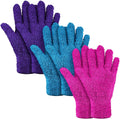 Patelai 3 Pairs Microfiber Plant Dusting Gloves Leaf Cleaning Gloves for Indoor Plants, Blinds