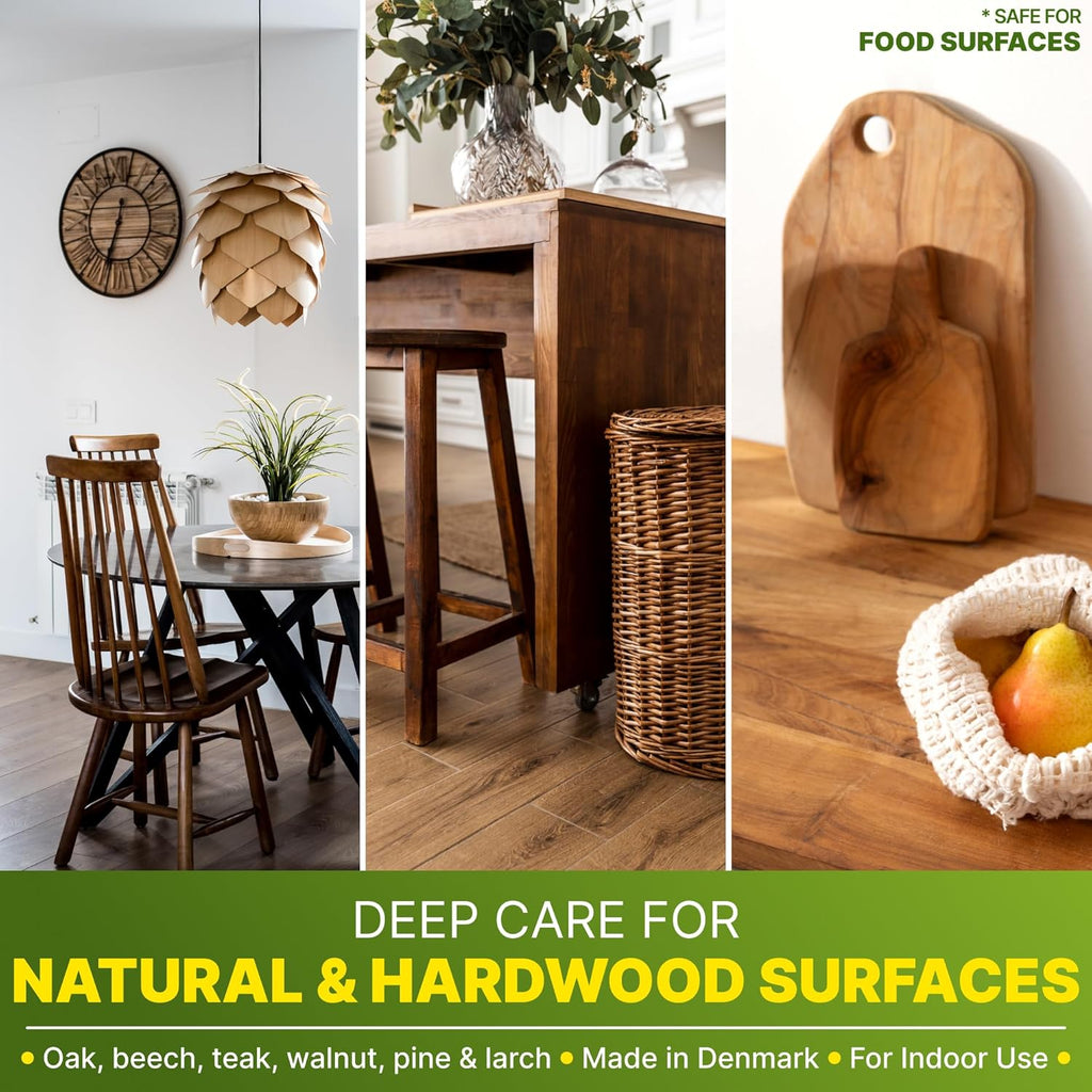 Nordicare Wood Oil Colorless - Premium Walnut Oil, Teak Oil, Wood Oil Furniture for Oak, Beech