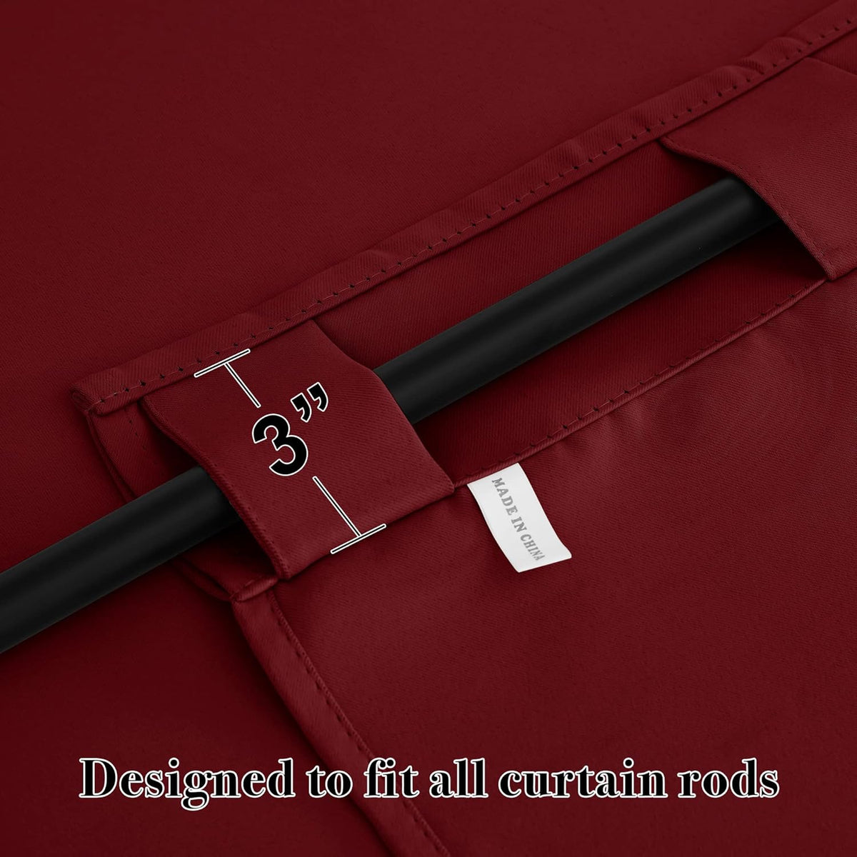 RYB HOME Kitchen Window Curtains - Blackout Privacy Half Window Curtains for Bedroom Bathroom