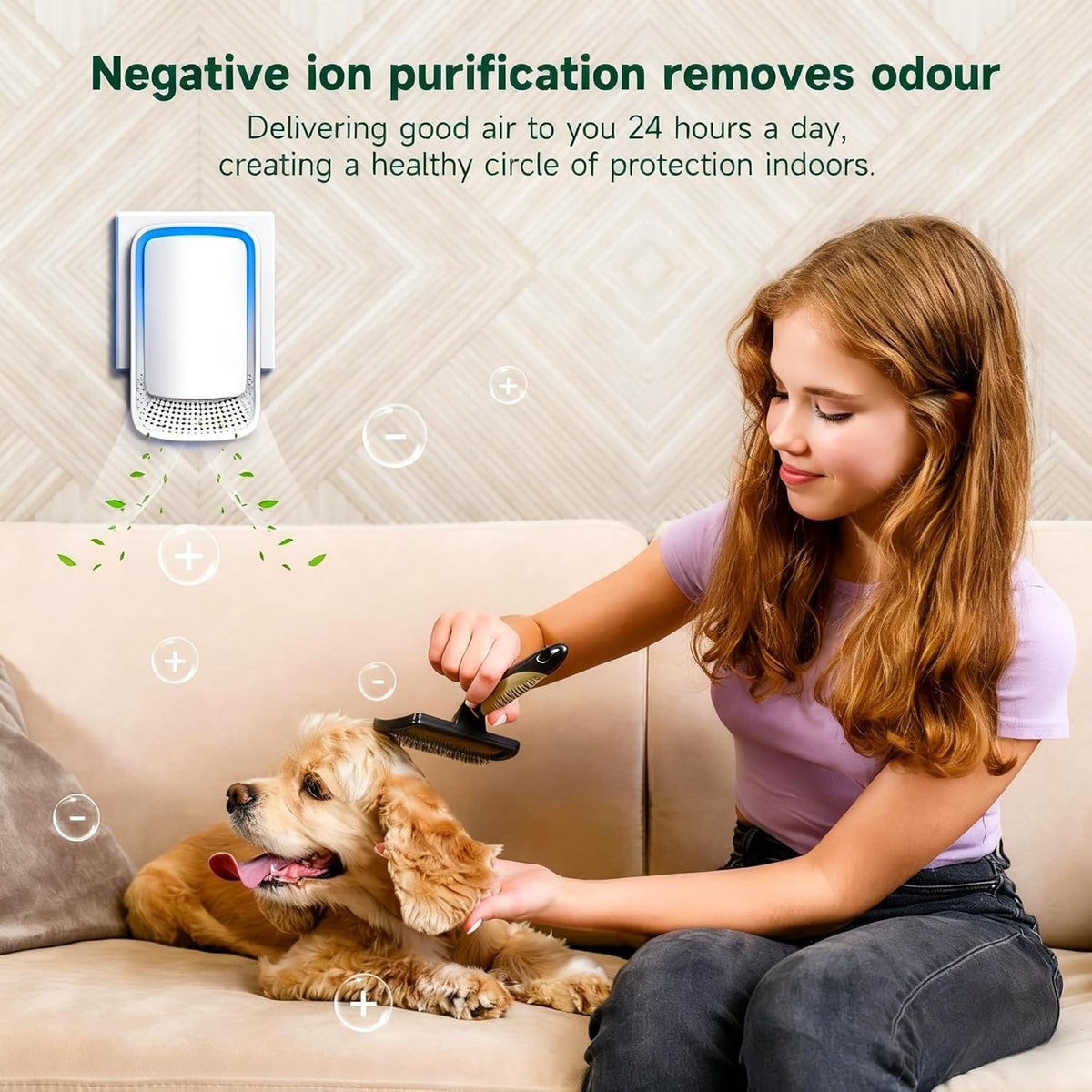 Plug In Air Ionizer Purifier for Home (6 Pack), Negative Ion Generator, Quiet Air Freshener for