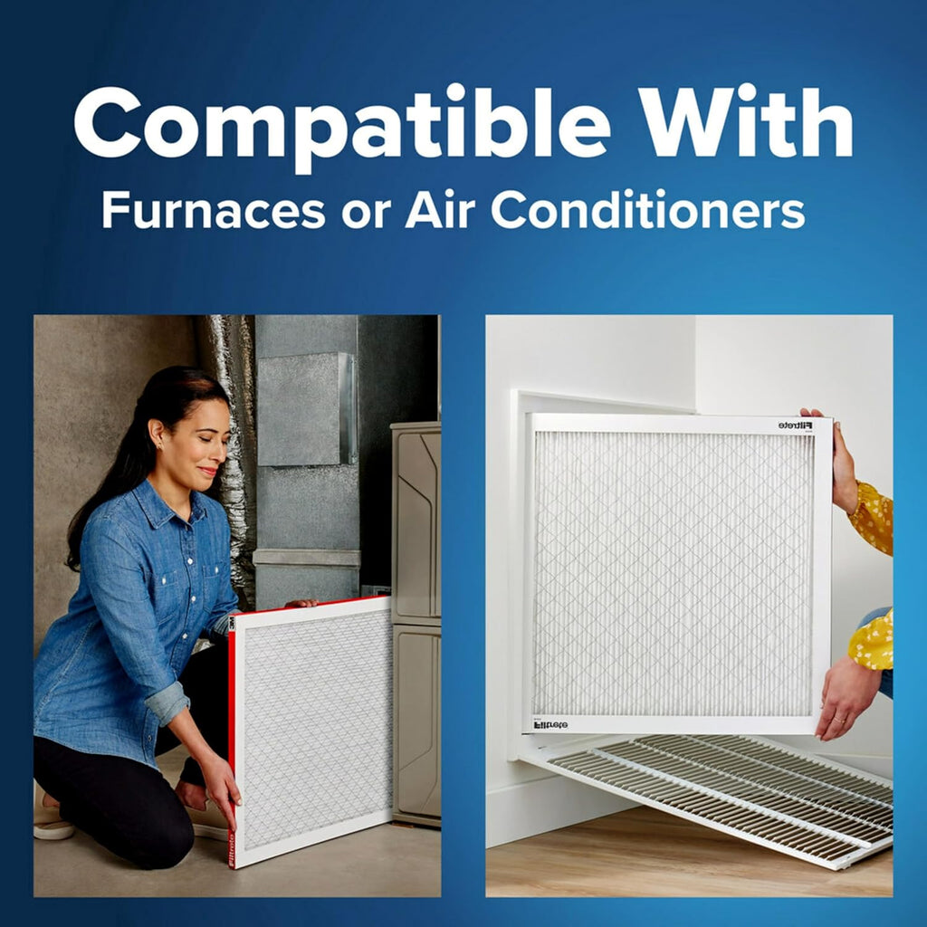 Filtrete 10x20x1 AC Furnace Air Filter, MERV 11, MPR 1000, Micro Allergen Defense, 3-Month Pleated