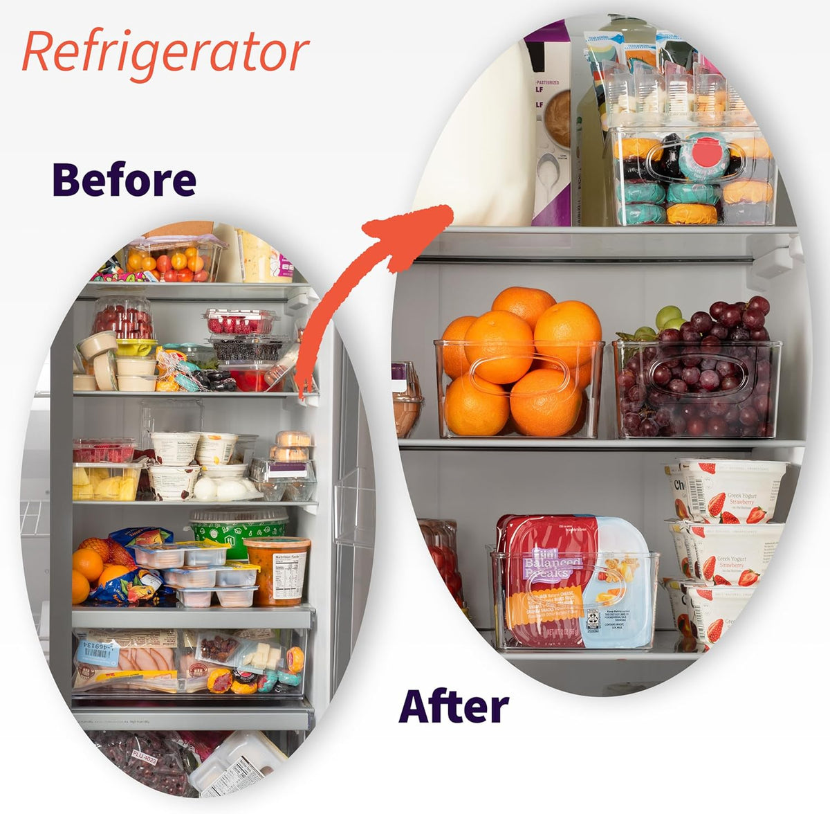 Pantry Organizers and Storage and Cabinet Organizer, 4 Pack - Kitchen Organizers and Storage, Great