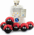 Friendsheep Wool Dryer Balls 6 Pack XL Organic Premium Reusable Cruelty Free Handmade Fair Trade No