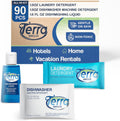 Travel Laundry Detergent & Dish Soap | Terra Breeze 1-Shoppe Amenities Kit | Laundry Soap, Dish