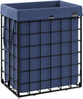 SONGMICS Laundry Hamper, 23.8 Gal. (90L) Laundry Basket, Collapsible Clothes Hamper, Removable and