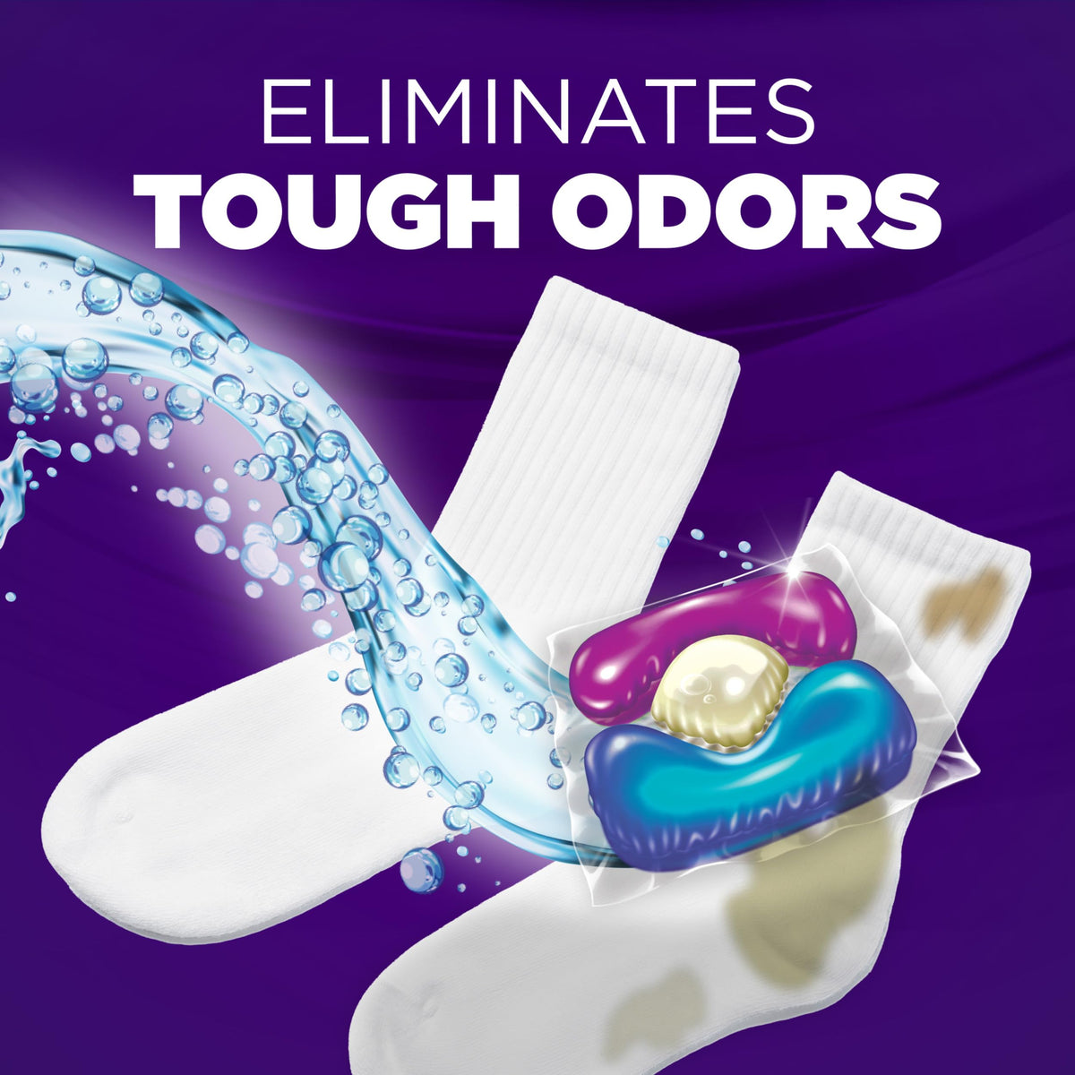 ARM & HAMMER Plus OxiClean Odor Blasters Laundry Detergent Pak, 42 Count – view 4