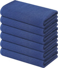 Homaxy 100% Cotton Waffle Weave Kitchen Towels - 6 Pack Soft and Absorbent Dish Towels - 16 x 26