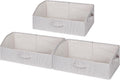 StorageWorks Closet Storage Bins, Trapezoid Organizer Box for Shelves, Fabric Clothes Bin, Foldable