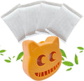 Unscented Cat Litter Box Deodorizer Kit Stick-On Activated Carbon Odor Eliminators Compatible with